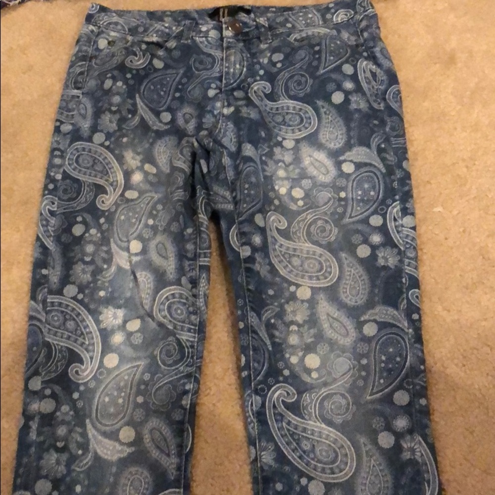 Forever 21 Paisley print jeans!